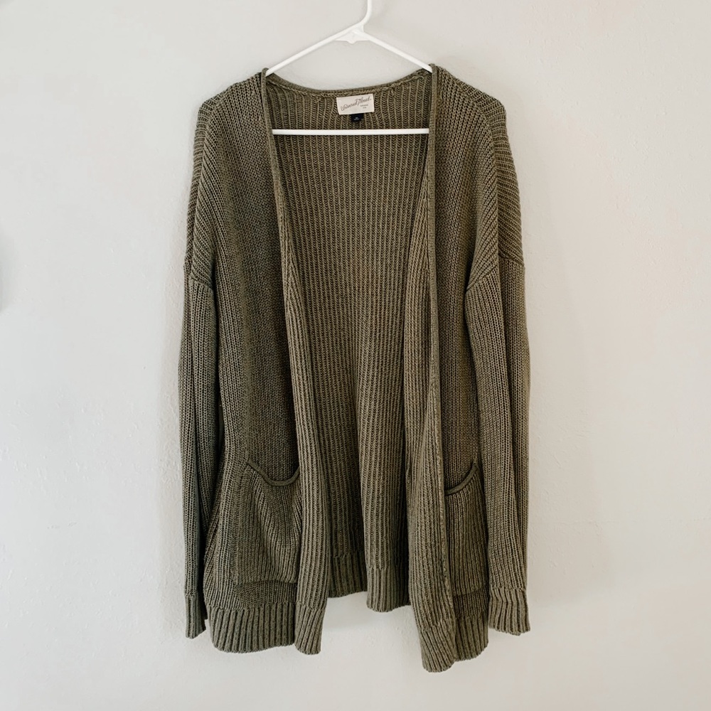 Universal Thread // Olive Cardigan - image 1